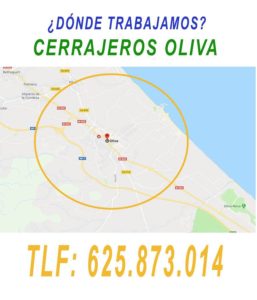 ¿ en que zonas de oliva trabajamos ?